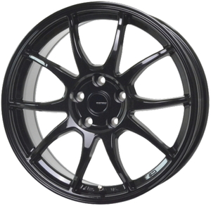 BRIDGESTONE POTENZA RE-71RS 195/55R15 G.Speed G-06 メタリックブラック 15インチ 6J+43 5H-114.3 4本セット