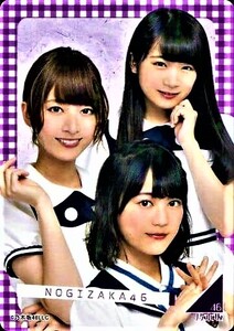 乃木坂46 ★ High　School　CARD　集合(3人)　橋本奈々未　秋元真夏　生田絵梨花