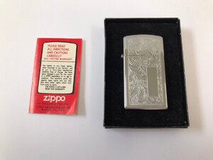 1円～【ZIPPO】ジッポ　ヴィンテージ　ベネチアン　アラベスク　1979年製　スリム　ライター