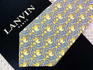 ♪1470S♪新品【鳥 装飾 柄】ランバン【LANVIN】ネクタイ