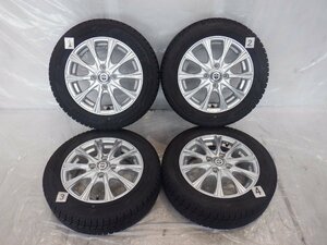 ☆22年製 バリ山☆ 4H 100 4.5J +45 14インチ 社外品 weds JOKER アルミホイール 冬用 スタッドレス タイヤ 165/65R14 YOKOHAMA 4本