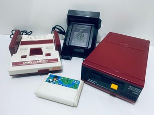 任天堂 ファミコン ファミリーコンピューター 本体HVC-001 ファミリーコンピュータ ネットワークシステムHVC-050 希少品 美品/動作品(L-78)