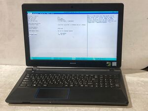 キーボード不良MouseComputer EGPN785G105W Core i7-8550U 15.6インチ メモリ8GB ジャンク1168