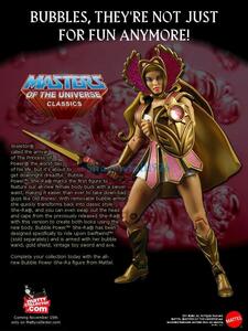 新品未開封 マテル マスターズ オブ ザ ユニバース クラシックス BUBBLE POWER SHE-RA 魔界伝説 HE-MAN MASTERS OF THE UNIVERSE CLASSICS