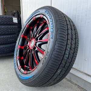 200系ハイエース・レジアスエース 車検対応 18インチ タイヤホイール BD12!! TOYO H30 225/50R18 4本セット 1台分 ホワイトレター