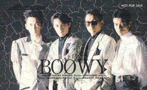 ★BOOWY(氷室京介/布袋寅泰/他)　非売品★テレカ５０度数未使用wc_31