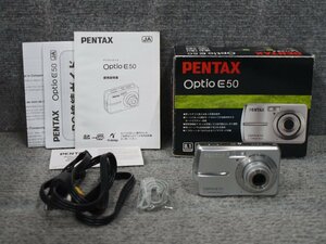 PENTAX E50 コンパクトデジタルカメラ 単三2本駆動 動作品 中古 B50551