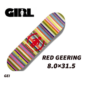 ☆送料無料☆値下げ【 GIRL SKATEBOARDS 】 ガール スケートボード　デッキ RED BREANA GEERING　正規販売店