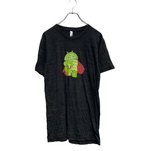 50/25/25 半袖 プリントTシャツ M ダークグレー クルーネック 古着卸 アメリカ仕入 a605-8521