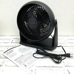 【T】Honeywell　ターボサーキュレーター　HT-809 (BK)　通電〇　卓上扇風機　サーキュレーター　夏対策　暑さ対策　ブラック【1496】