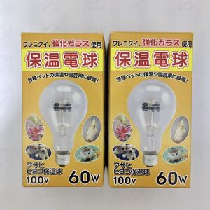 アサヒ 保温電球 60W 1個＋おまけ1個（訳あり）