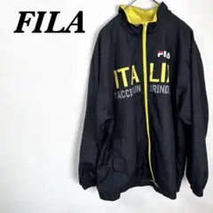 FILA フィラ　ナイロンジャケット　ブラック　160 90