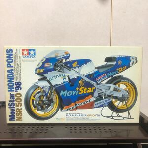 504 未組立 タミヤ 1/12 オートバイ NO.72 モビスター ホンダ ポンズ NSR500‘98 Movistar / PONS / HONDA HRC プラモデル 模型 バイク