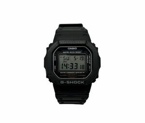 【美品!!】CASIO G-SHOCK カシオ ジーショック 5600シリーズ DW-5600E ウォッチ 腕時計 クォーツ SS 黒文字盤 デジタル メンズ 動作品