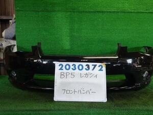 レガシィ CBA-BP5 フロント バンパー ASSY 2000 2.0I B-SPORT 32J オブシディアンブラック 200372