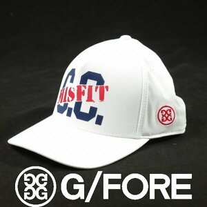 新品1円～★定価0.9万 G/FORE ジーフォア メンズ スナップバックキャップ 帽子 フリーサイズ MENS C.C.MISFIT SNAPBACK 白 ◆8753◆