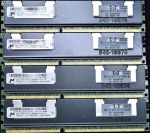 16GB (4GB 4枚組) DDR3 PC3-10600R DDR3-1333 REG 240pin ECC Registered Samsung サーバー MacPro向け (管:EDR00