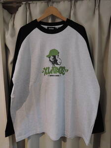 X-LARGE XLARGE エクストララージ TAGGING LOGO RAGLAN L/S TEE ロンT 黒 XLサイズ 最新人気商品 送料￥230～ 値下げしました！ 