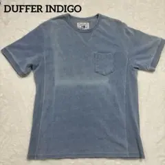 DUFFER INDIGO ダファー　インディゴ染め　半袖　ニット