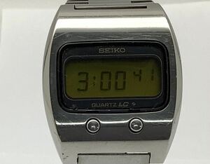 40 稼働品 SEIKO セイコー 0624-5000 QUARTZ LC デジタル クォーツ メンズ腕時計 