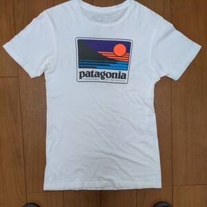 【レア/アメリカ製】Patagonia パタゴニア 半袖Tシャツ Sサイズ 白 ホワイト