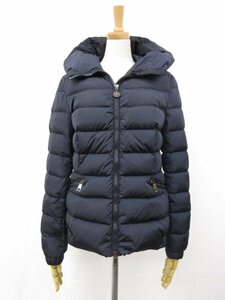 超美品【モンクレール MONCLER】ARTEMIS アルテミス ショート丈 フード付ダウンジャケット (レディース) size1 ネイビー系 □17LB1917□