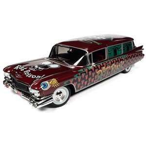 ラットフィンク　ミニカーAUTO WORLD 1:18 RAT FINK 1959 CADILLAC ELDORADO HEARESE