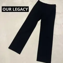 OUR LEGACY アワーレガシー　ウールパンツ　ブラック　黒　サイズ34