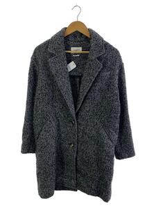 ISABEL MARANT ETOILE◆チェスターコート/-/ウール/BLK/総柄/IM020137023E//