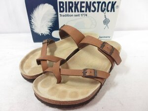 極美品 【ビルケンシュトック BIRKENSTOCK】 マヤリ MAYARI レザー サンダル (メンズ) size26.5 ブラウン系 ◯30MZA6819◯