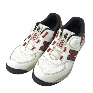 NEW BALANCE ニューバランス UGBS574D スパイクレス シューズ BOA レッド系 22.5 [240101272474] ゴルフウェア レディース