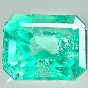 1円〜!!ソ付!!〔天然エメラルド0.67ct〕d 約5.7×4.4mm ルース 裸石 宝石 ジュエリー ベリル jewelry beryl emerald BC4/BC4 テEA0 w4 マ40