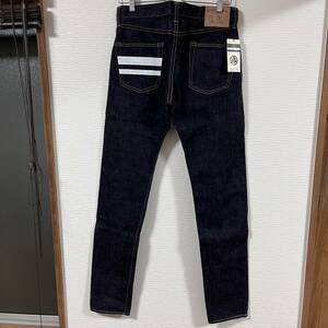 桃太郎ジーンズ (MOMOTARO JEANS) - 出陣レーベル 31インチ 岡山デニム 児島デニム テーパードジーンズ セルビッチ (タグ付き新品未使用品)