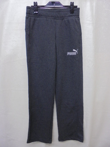 【KCM】Z-puma-139-L★展示品【PUMA/プーマ】レディース　スウェットパンツ　裏毛　584984-02　チャコールグレー　サイズ L