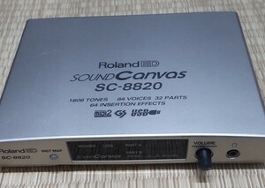 Y3015 Roland ローランド SC-8820 SOUND Canvas 通電確認のみ