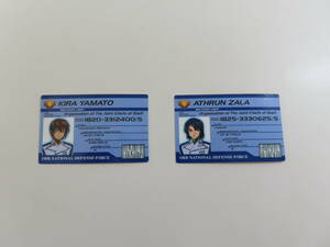 kr2【 機動戦士ガンダムSEED 】 GUNDAM 非売品カードトレカ ATHRUN ZALA KIRAYAMATO 2点 現状品