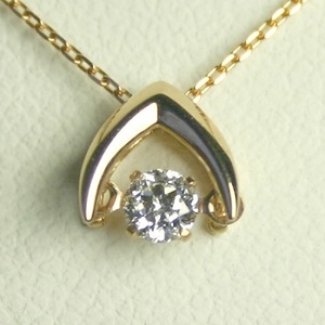 ダンシングストーン ダイヤモンド ネックレス 0.7ct 鑑定書付 0.70ctup Eカラー VVSクラス 3EXカット H&C CGL