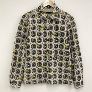 初期 HYSTERIC GLAMOUR スピーカー 総柄 シャツ ジャケット レディース ヒステリックグラマー ブルゾン 90s VINTAGE Y2K archive 2120357