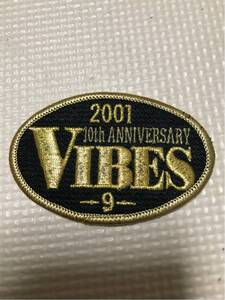 【新品・希少・未使用】 バイブズ ミーティング 2001 VIBES Mt 9回 千葉 記念 パッチ 検）ハーレー バイブスイベント ワッペン ベスト レア