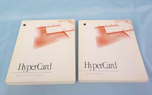 書籍 アップルコンピュータ hyperCard スクリプトランゲージガイド・リファレンスガイド/2冊