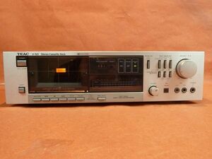 d★714 TEAC ティアック STEREO CASSETTE DECK V-50 Size:約 幅43×高さ11×奥行25.5cm★ジャンク扱い★/140