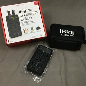 f146*80 【美品】 f146-2405-788 IK Multimedia iRig Pro Quattro I/O Deluxe　ポータブルオーディオインターフェイス 　美品