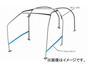 オクヤマ ロールバー 727 610 1 スチール ダッシュボード貫通 8P定員 No.9 スズキ ジムニー JB23W 3ドア ノーマルルーフ