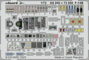 エデュアルド(73800) 1/72 Grumman F-14B トムキャット用エッチングパーツ(アカデミー用)