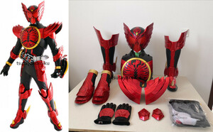 高品質 新作 仮面ライダーオーズ 000 タジャドル コンボ 全身タイツ●コスプレ衣装+ 靴+ベルト