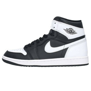 ナイキ NIKE AIR JORDAN 1 RETRO HIGH OG BLACK WHITE DZ5485-010 26.5cm エアジョーダン1ハイオージースニーカー 中古 HJ12