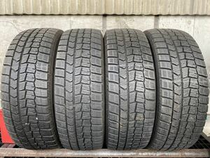 C2142　☆深溝スタッドレス☆ DUNLOP WINTER MAXX WM02　205/60R16 92Q　4本価格　2018年製