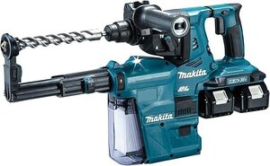 F-01012 makita 28mm充電式ハンマドリル 18V+18V 集じんシステム付 HR282DPG2V 開封済み未使用品 SDSプラスシャンク インボイス制度対応