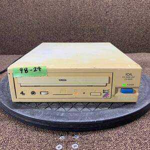 98-24 激安 レトロPC パーツ 外付け CD-ROMドライブ CD-ROM UNIT ICM YAMAHA CD-660S SCSI 通電のみ確認 ジャンク