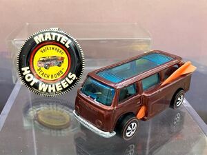 HOT WHEELS ホットウィール　MATTEL マテル　redline レッドライン　BEACH BOMB 茶色　香港版